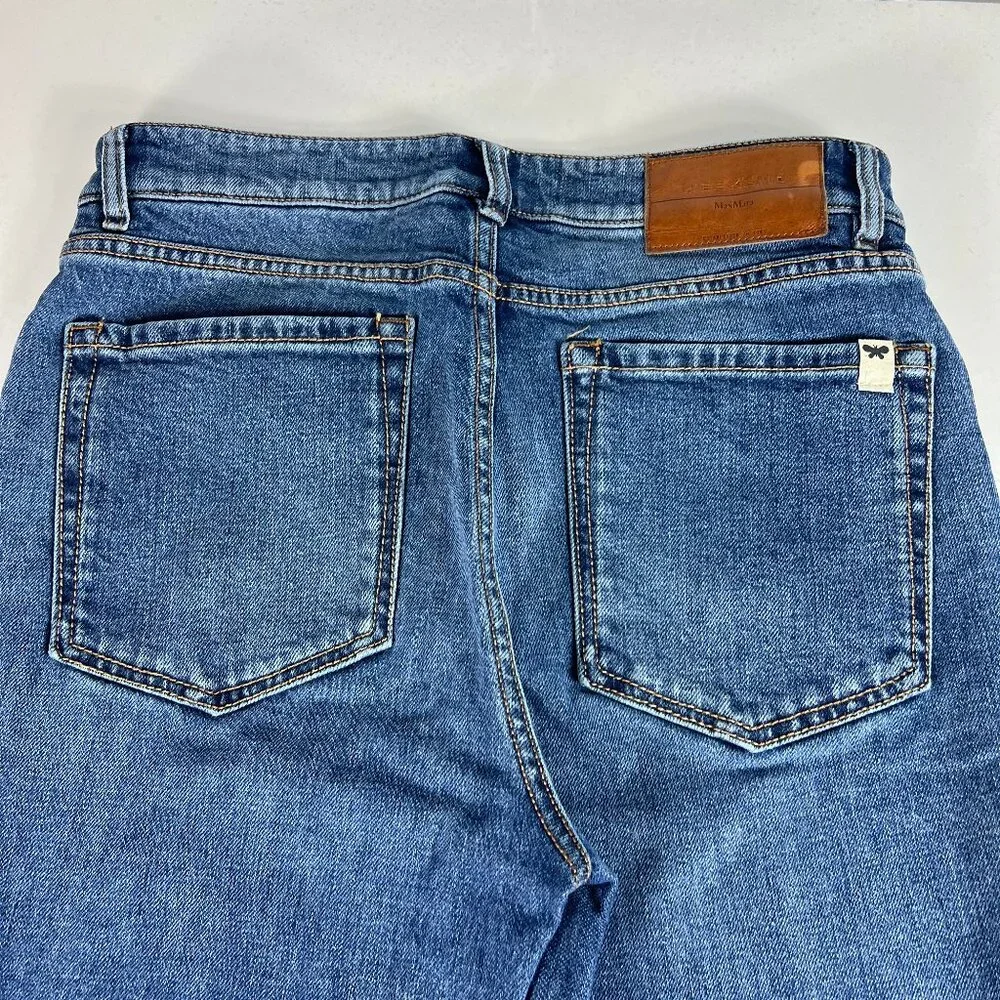 Max Mara Jeans Women's 29x29* Weekend Cropped Cigarette Skinny Blue Denim Tag 8
